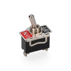 Interruptor unipolar alavanca metálica 10A 250V (embalado)
