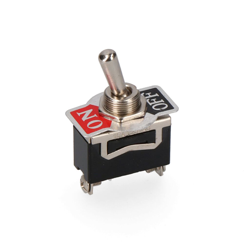 Interruptor unipolar alavanca metálica 10A 250V (embalado)
