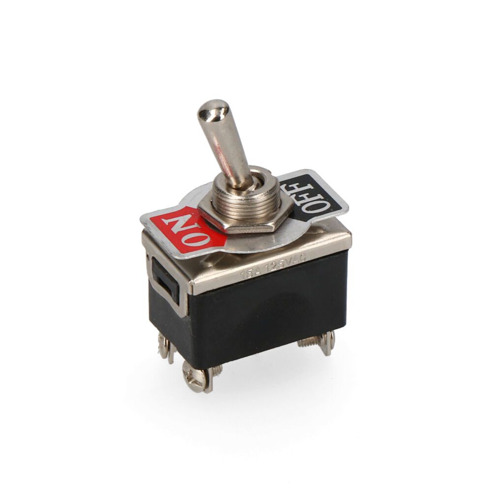 Interruptor bipolar alavanca metálica 10A 250V (embalado)