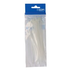 Bridas natural 3,6 x 150 mm nylon alta calidad, bolsa 25 uds