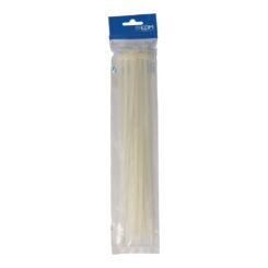 Bridas natural 4,8 x 300 mm nylon alta calidad, bolsa 25 uds