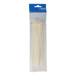 Bridas natural 4,6 x 203 mm nylon alta calidad, bolsa 25 uds