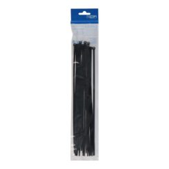 Abraçadeiras pretas 300x4,8mm nylon de alta qualidade (blister 25 unid.) EDM