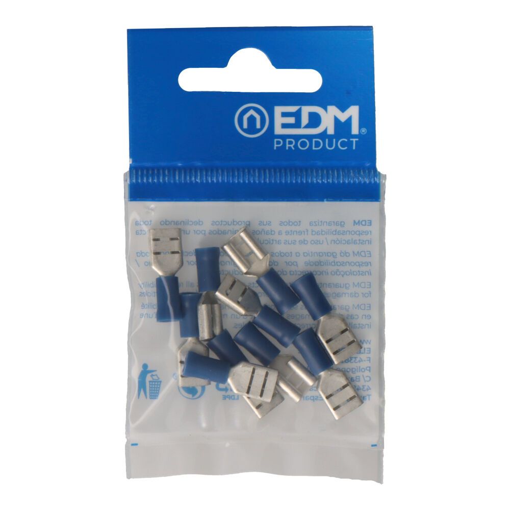 Terminal femea isolado 6,3 mm, blister 10 unidades - Image 2