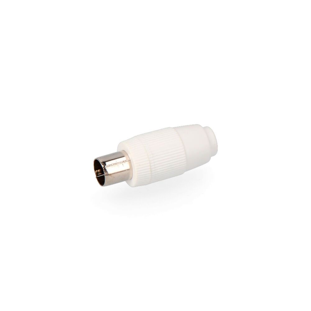 Ficha TV macho reto 9,5mm EDM embalada