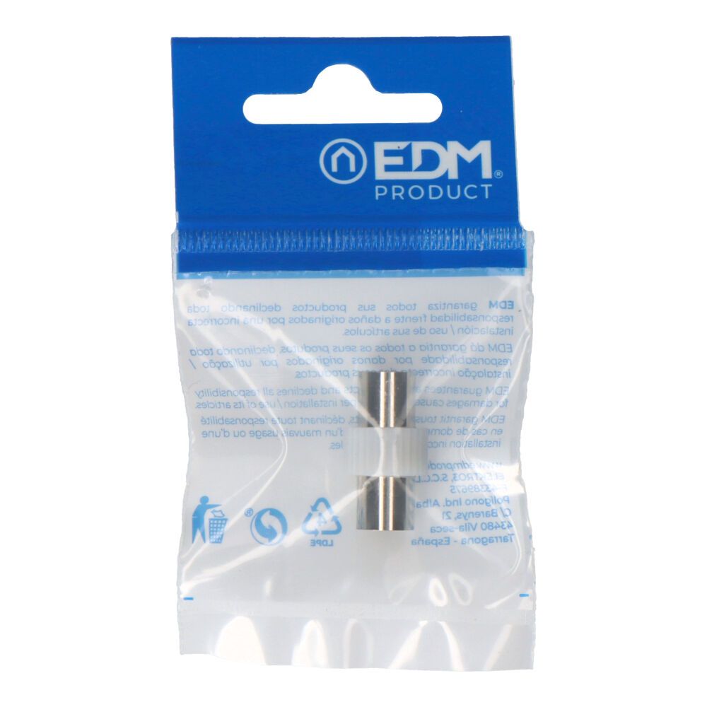 União TV macho/macho 9,5mm EDM embalada - Image 2