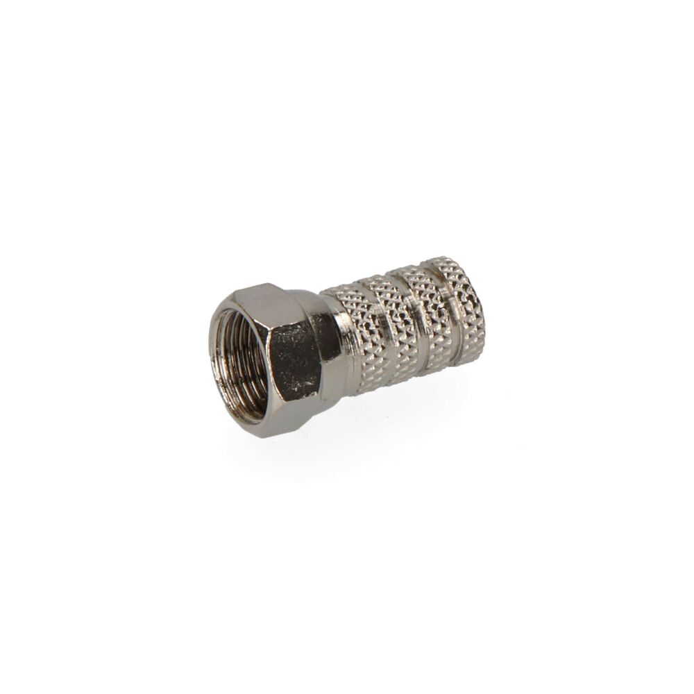 Ficha "f" macho parabolica metalico supra-qualidade embalado