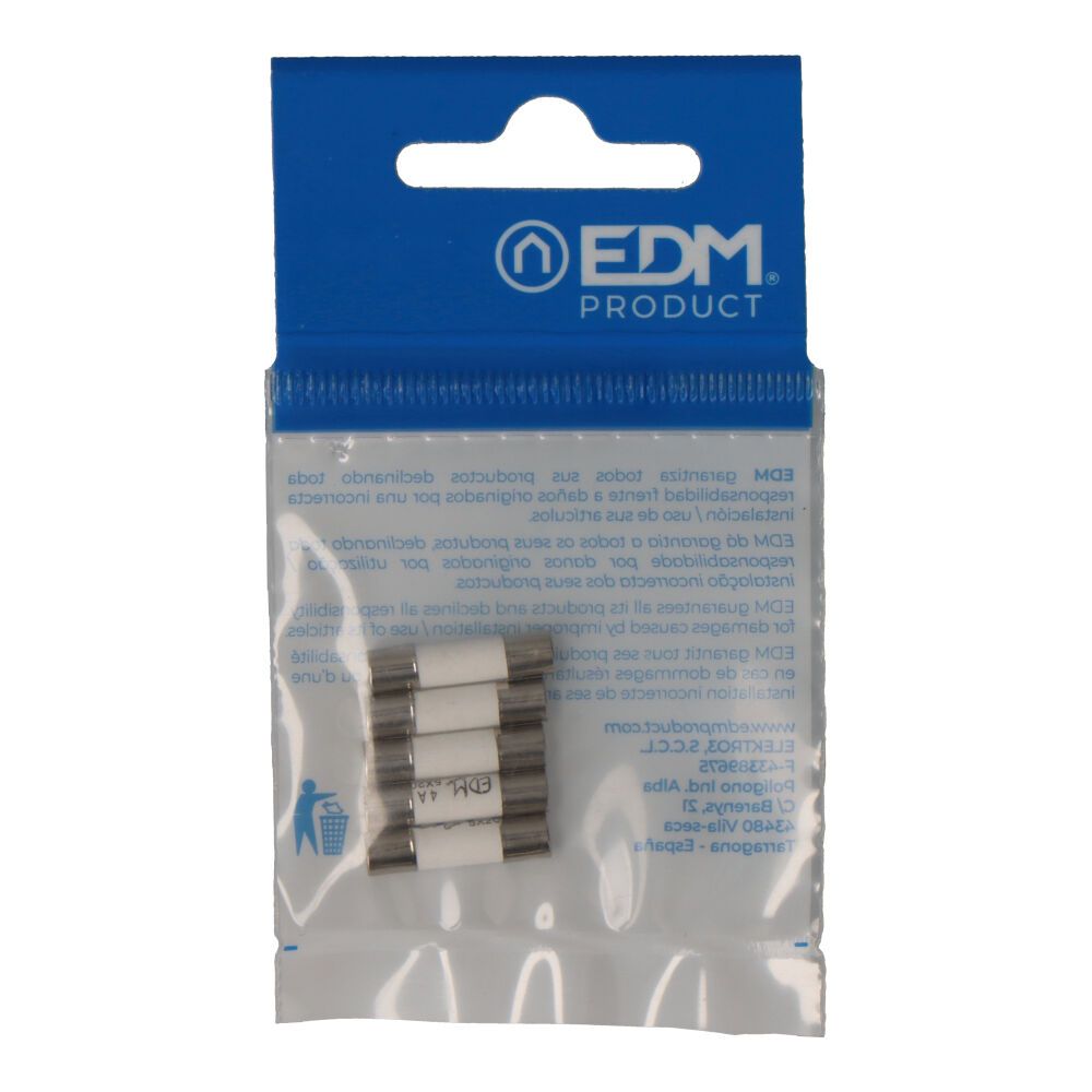 Fusível 5x20mm 4A EDM (embalado 5 unid.) - Image 2