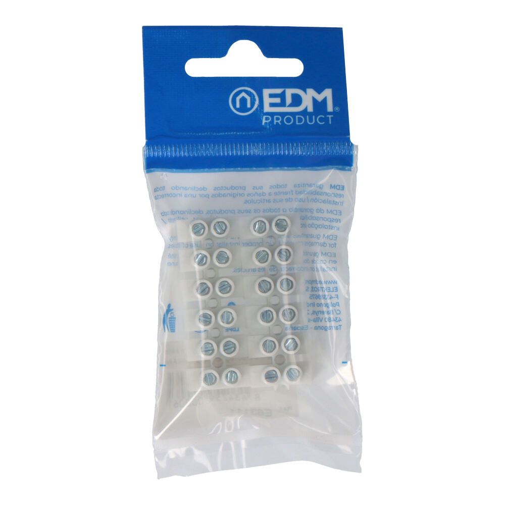 Régua de junção de 2,5mm a 4mm homologada branca (embalada) EDM - Image 2