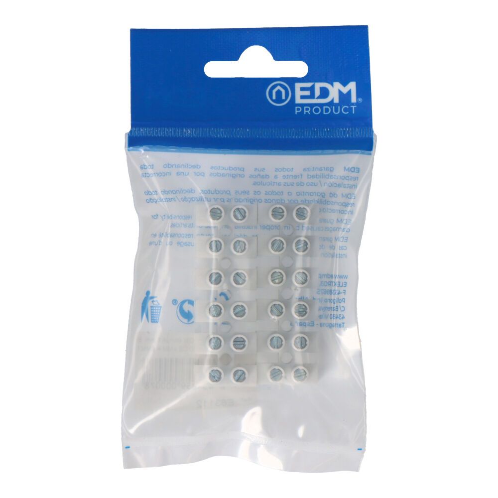 Régua de junção de 4mm a 6mm homologada branca (embalada) EDM - Image 2