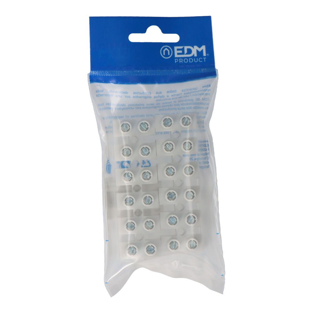 Régua de junção de 16mm homologada branca (embalada) EDM - Image 2