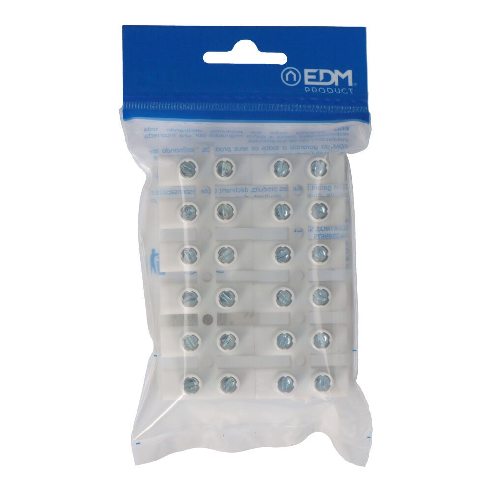 Régua de junção de 25mm homologada branca (embalada) EDM - Image 2