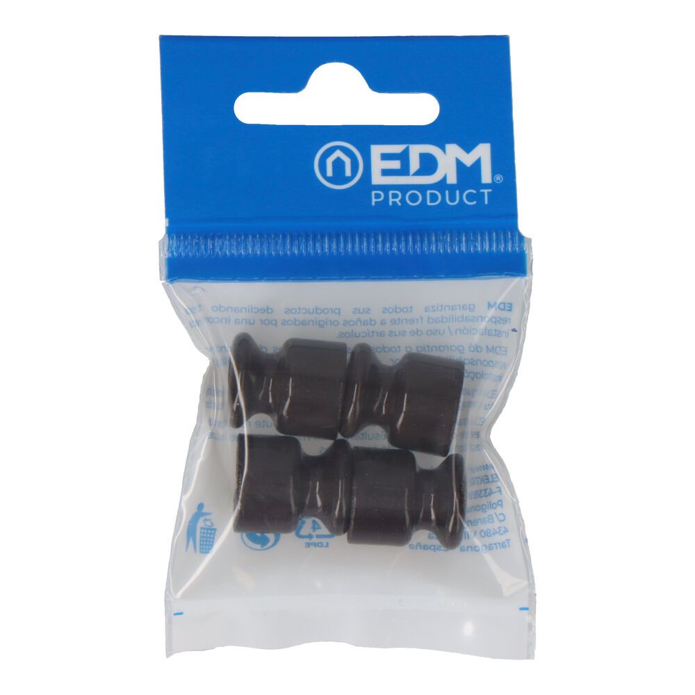 Isolador para cabo trançado castanho embalado 4UN EDM - Image 2