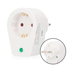 Tomada de protecção térmica tipo F (retratada) com base T/TL - 10A - 4,8mm