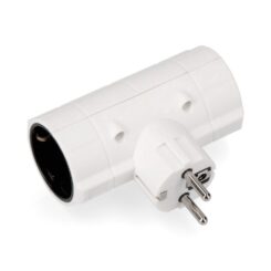 Ficha dupla económica T/TL 16A 250V 4,8mm (retractilada) EDM