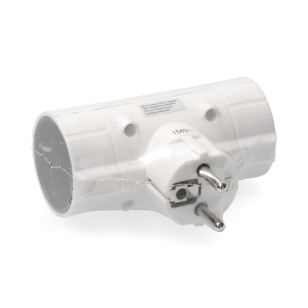 Ficha dupla económica T/TL 16A 250V 4,8mm (retractilada) EDM - Image 2