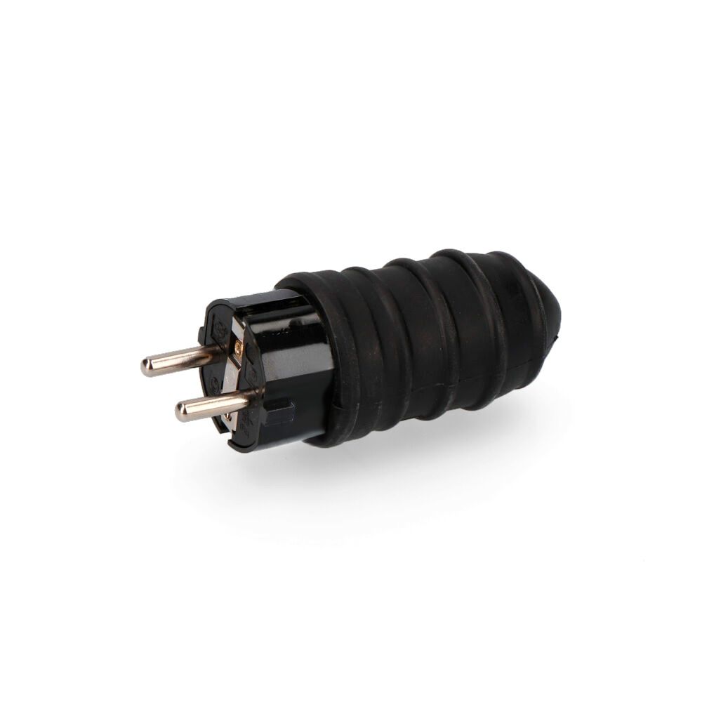 Ficha de borracha 16A T/TL 4,8mm (retractilada)
