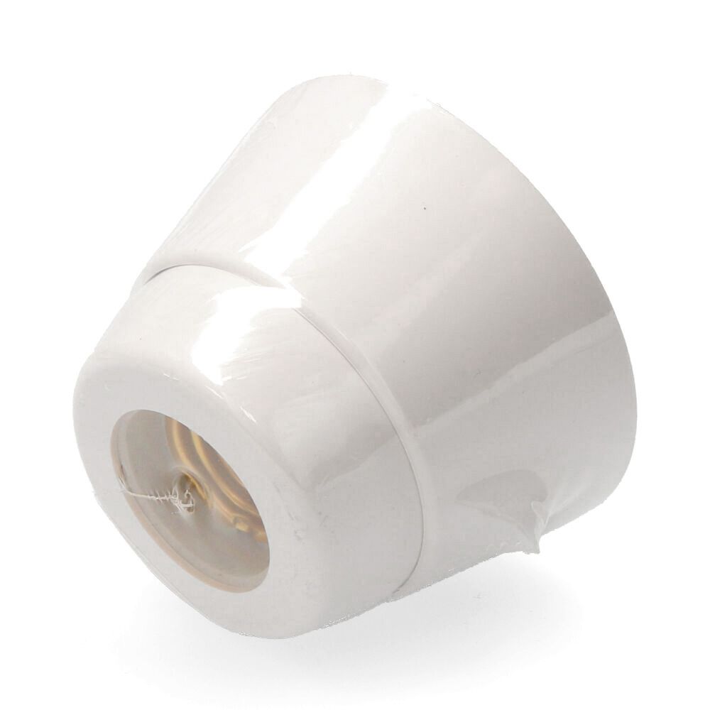 Casquilho de superfície E27 reto porcelana (retractilado) EDM - Image 2