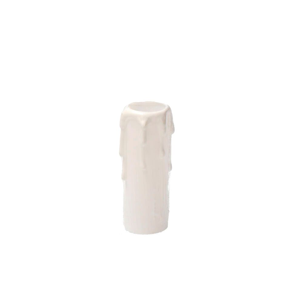 Vela média para casquilho E14 branco (retractilado) - Image 2