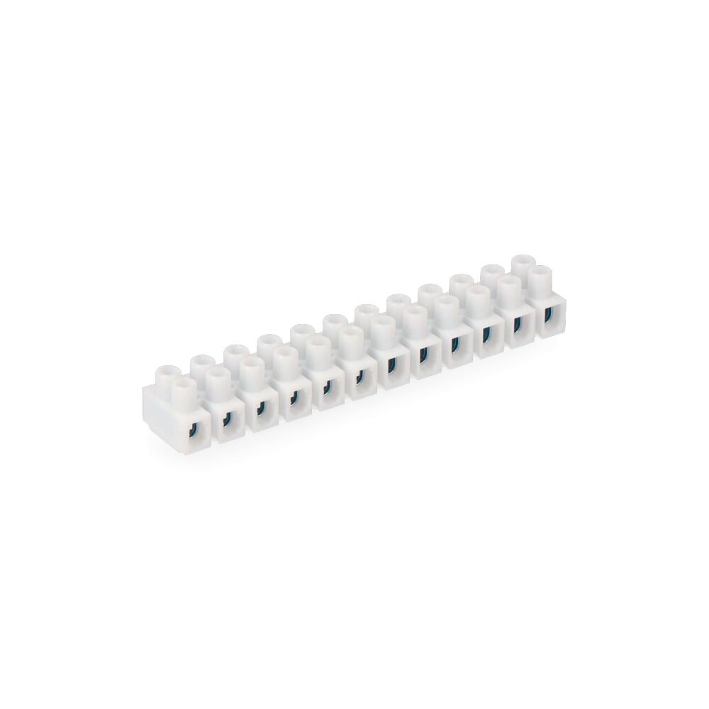 Régua de junção de 2,5mm a 4mm branca homologada (retractilada)