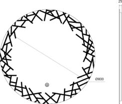 Espelho BYM-9119-8080F