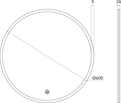 Espelho BYM-MT088