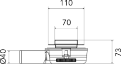 Calha de Duche T02