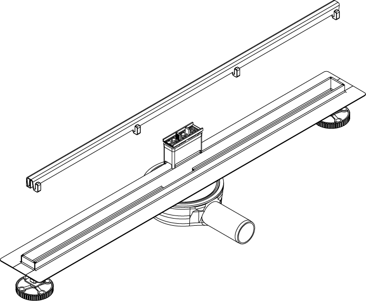 Calha de Duche T01
