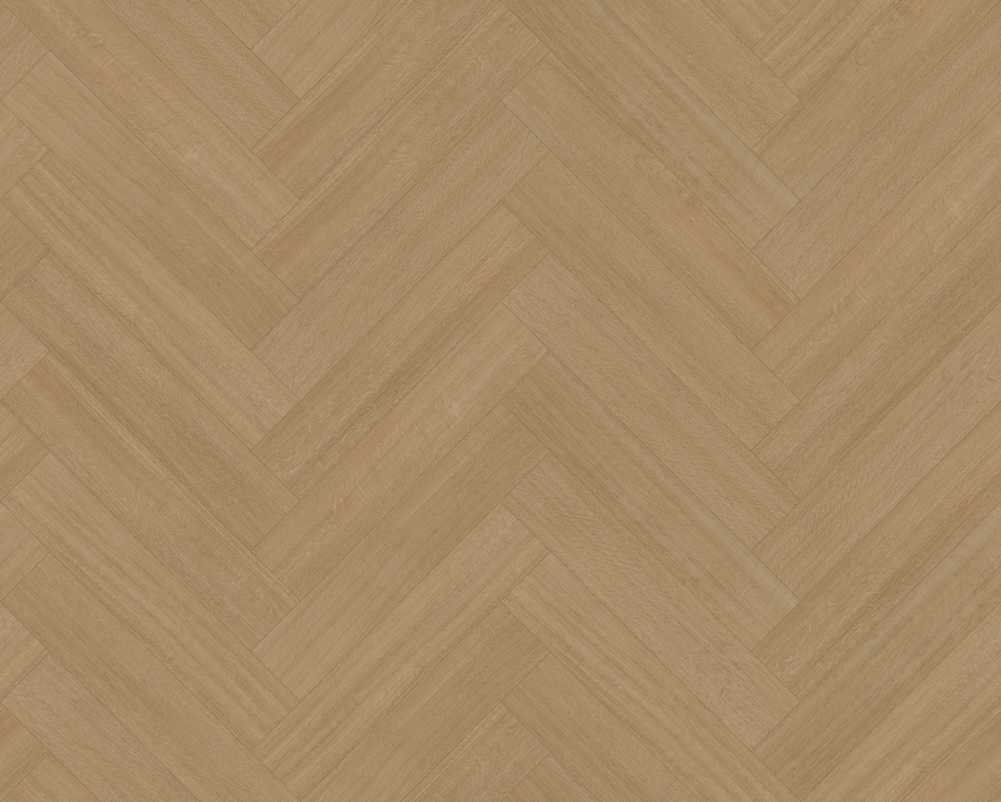 Sand Beach Oak em espinha de peixe instalado