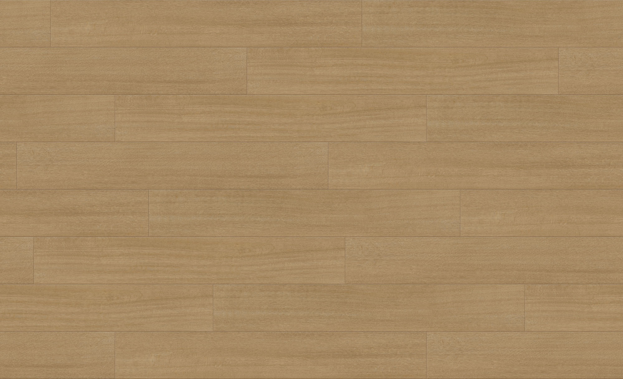 Réguas XL Sand Beach Oak instaladas, com micro-bisel