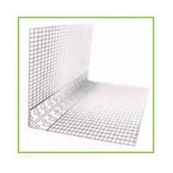 Perfil Canto Esquina em PVC com Rede de Reboco 2,5m 8x12cm ETICS