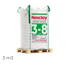 Argila Expandida 3-8 Big Bag 3M3 Isolamento Térmico Acústico Jardinagem Decoração
