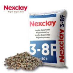Argila Expandida 3-8F 50 Litros Isolamento Térmico Acústico Drenagem Jardinagem Decoração