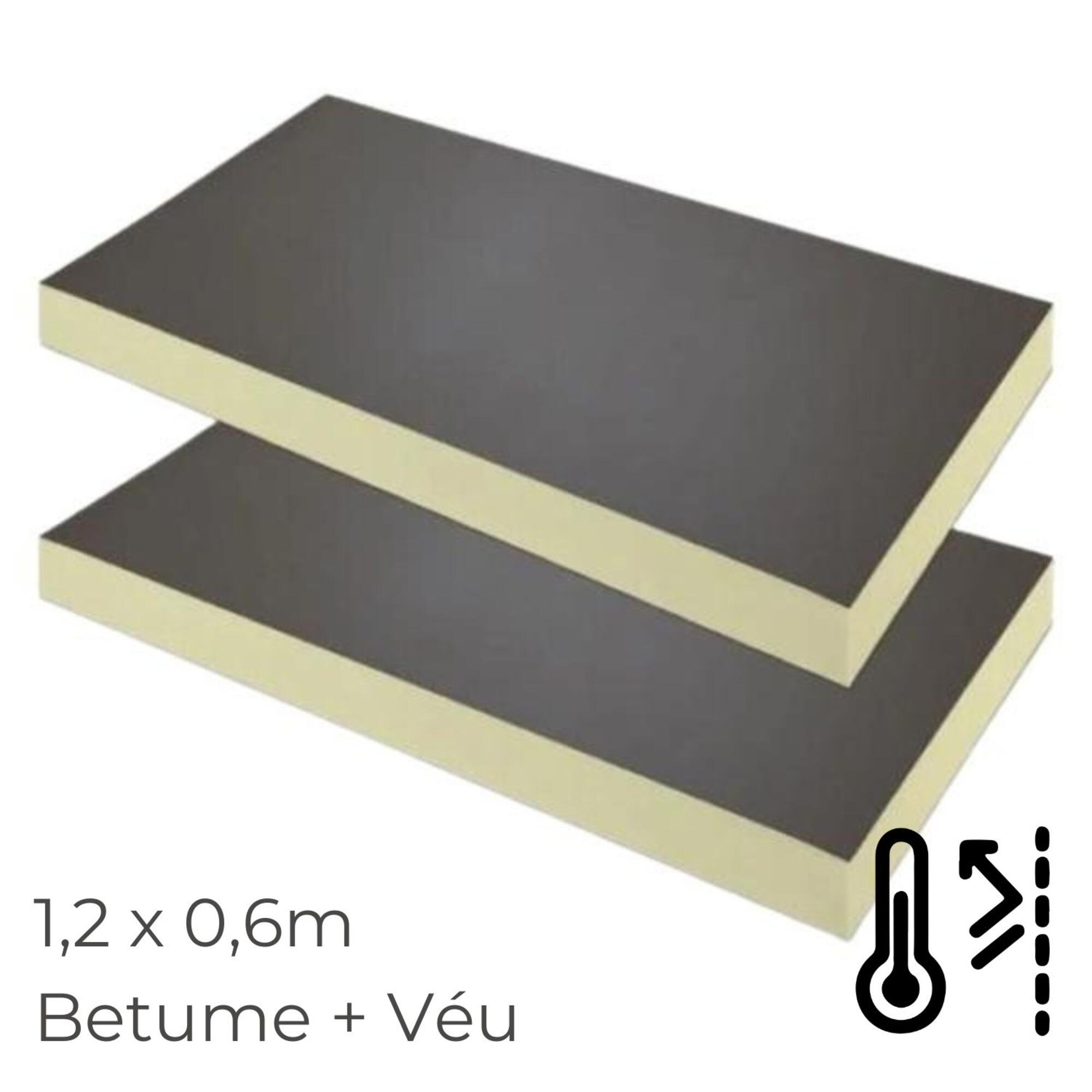PUR EFYOS PU B Betume Face Sup. Véu Fibra Vidro Face Inf. 40mm Soldar Telas Betuminosas