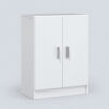 Armário multiusos, 2 portas, branco