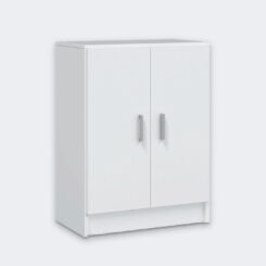 Armário multiusos, 2 portas, branco