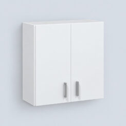 Armário suspenso multiusos, 2 portas, branco