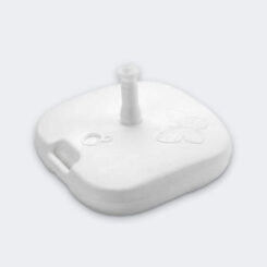 Base para chapéu-de-sol 16 l branco 44 x 44 x 12 cm