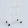 Carrinho multiusos com 3 cestos, branco, 41 x 23 x 63 cm