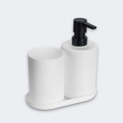 Conjunto de casa de banho Fano, branco, 3 peças