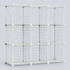 Estante modular de metal titan C9 branca