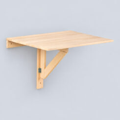 Mesa de parede dobrável de madeira, 79 x 59 x 2 cm
