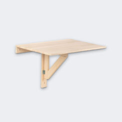 Mesa de parede dobrável de madeira, 79 x 59 x 2 cm
