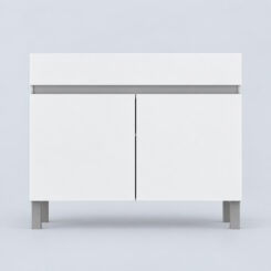 Móvel para casa de banho Basic 2 portas - movel + lavatório