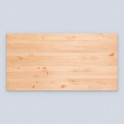 Painel de madeira maciça de pinho, 120 x 60 x 1,8 cm