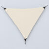 Toldo vela triângulo 3,60 x 3,60 x 3,60 m COR creme