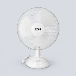 Ventilador de mesa branco: 35w, 53,4 db, pás: ø30 x 48 cm